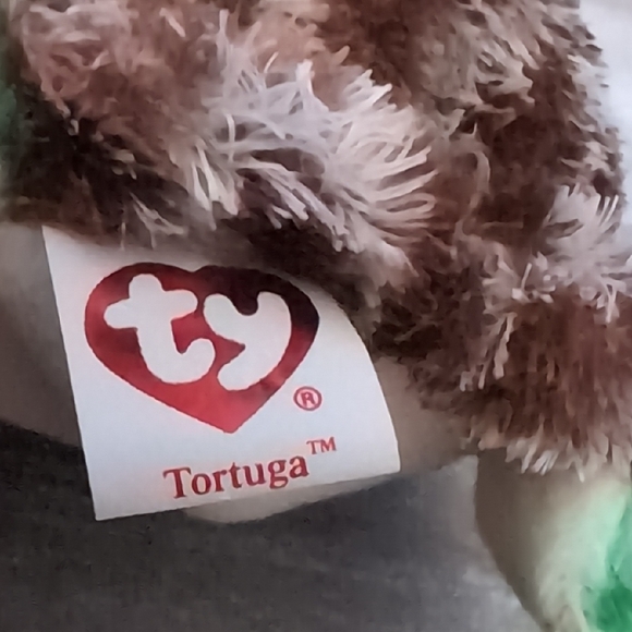 TY Beanie Babies Green Turtle and Blue Bear Set - Picture 3 of 5